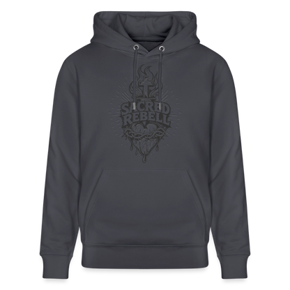 Sacred Rebell Design – Unisex Bio-Hoodie - Indigoblau