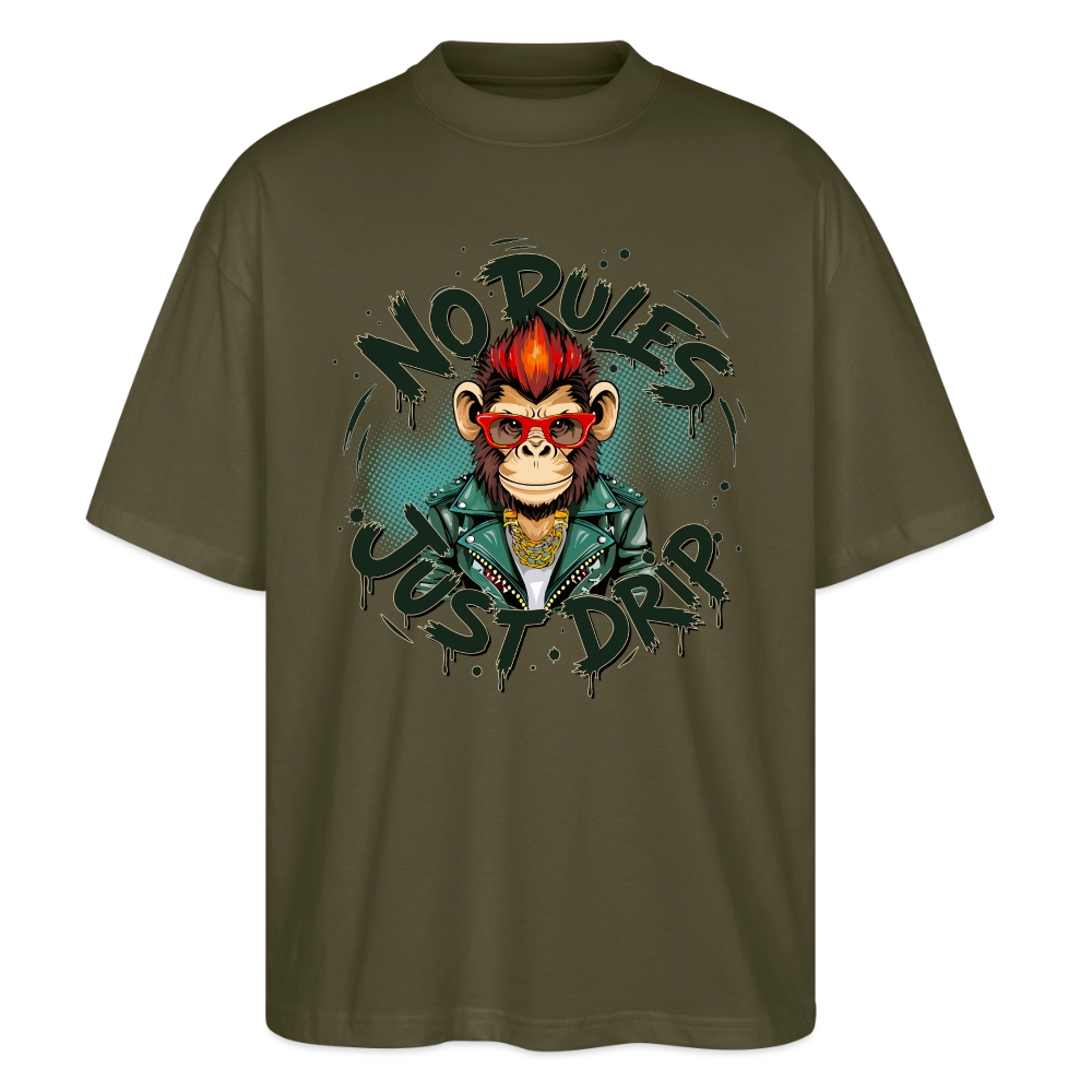 Monkey No Rules Design – Unisex Bio T-Shirt - Khaki