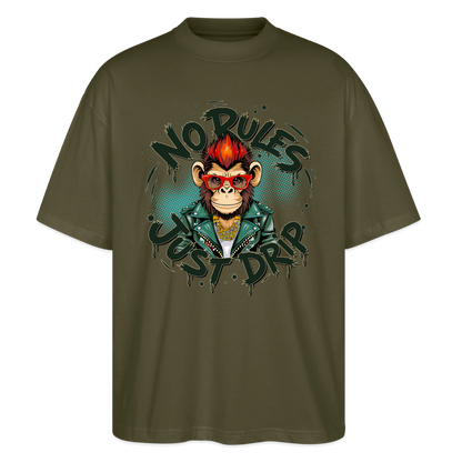 Monkey No Rules Design – Unisex Bio T-Shirt - Khaki