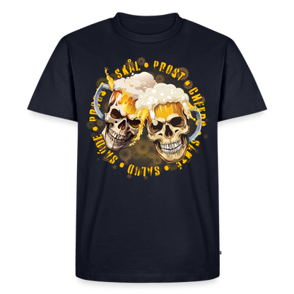 Party Skull Design – Männer Premium T-Shirt - Navy