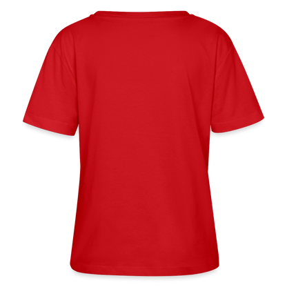 Monkey No Rules Design – Rundhals Frauen Bio-T-Shirt - Rot