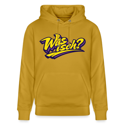 Was isch? Design – Unisex Bio-Hoodie - Ocker