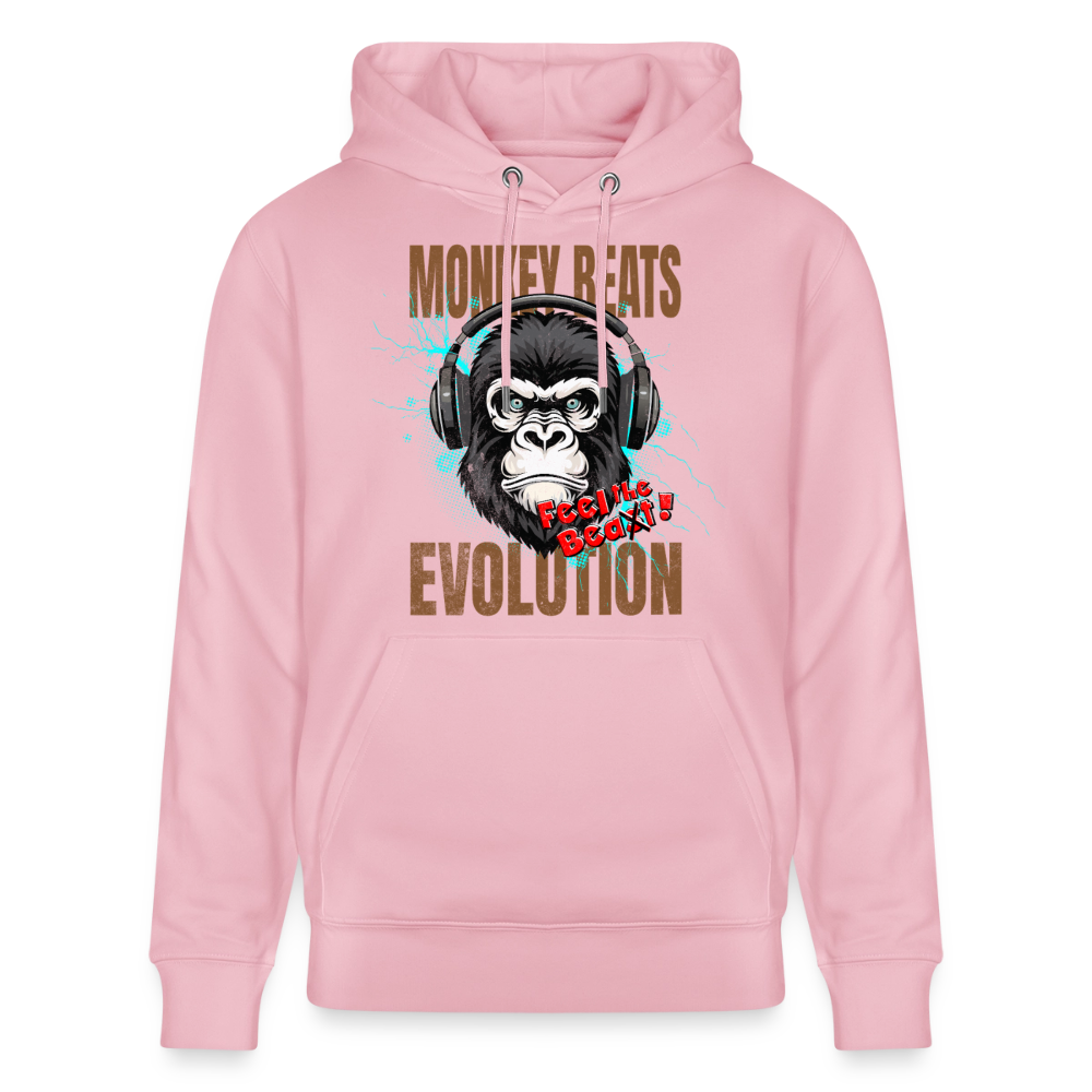 Monkey Beats Design – Unisex Bio-Hoodie - Hellrosa