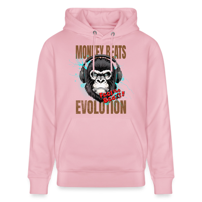 Monkey Beats Design – Unisex Bio-Hoodie - Hellrosa