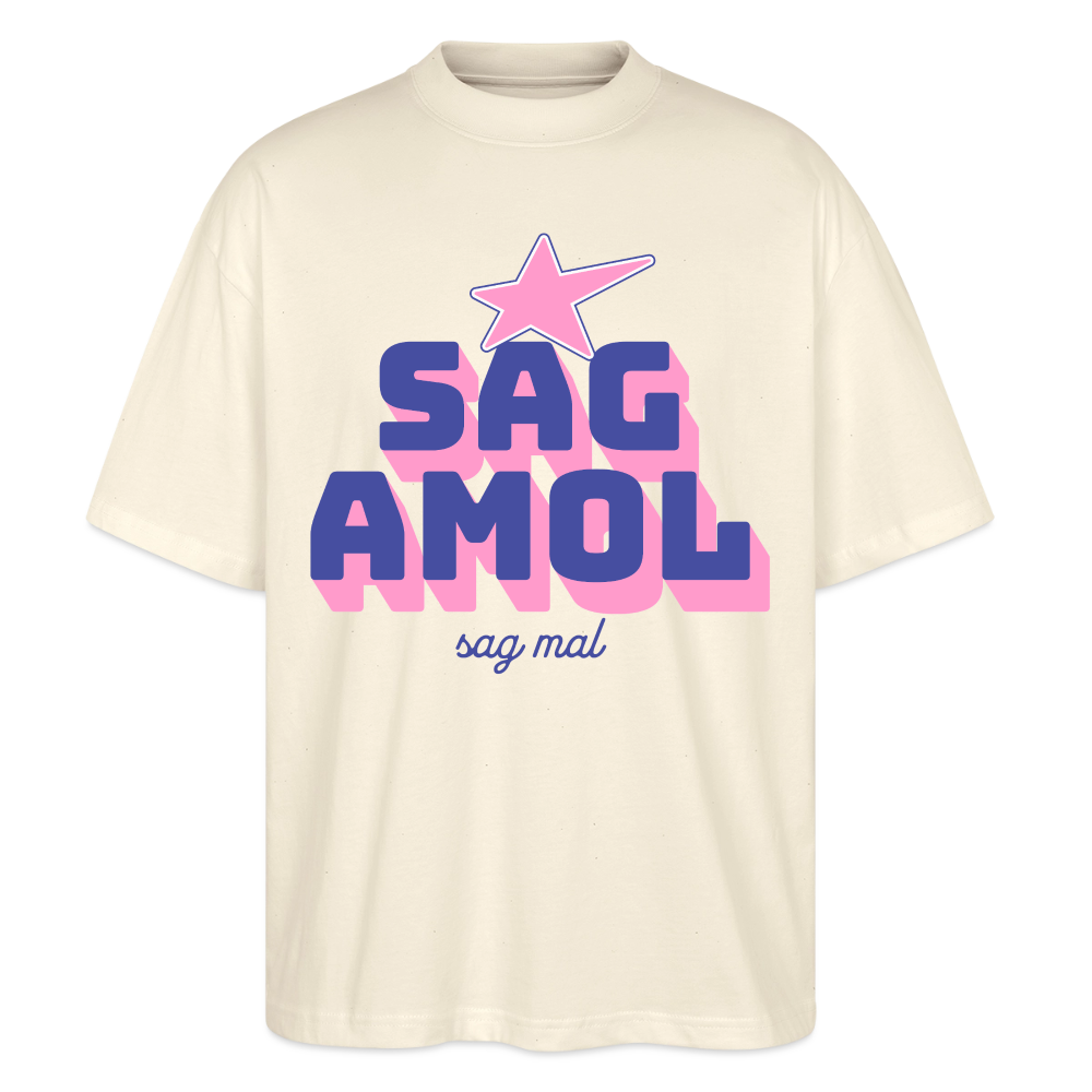 Sagamol Design – Oversized Unisex Bio T-Shirt - Natur