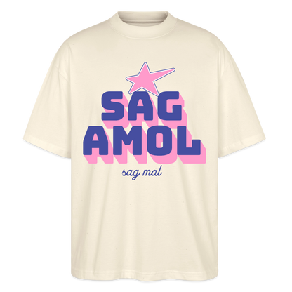 Sagamol Design – Oversized Unisex Bio T-Shirt - Natur