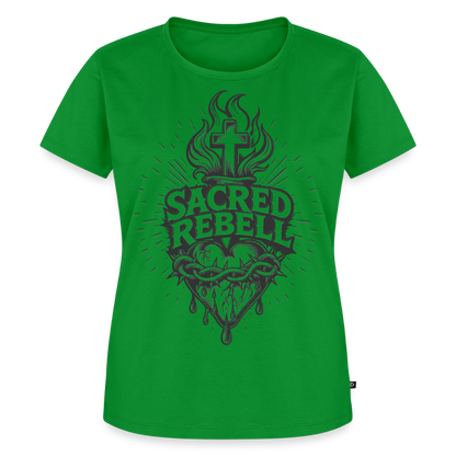 Sacred Rebell Design – Frauen Premium T-Shirt - Grün