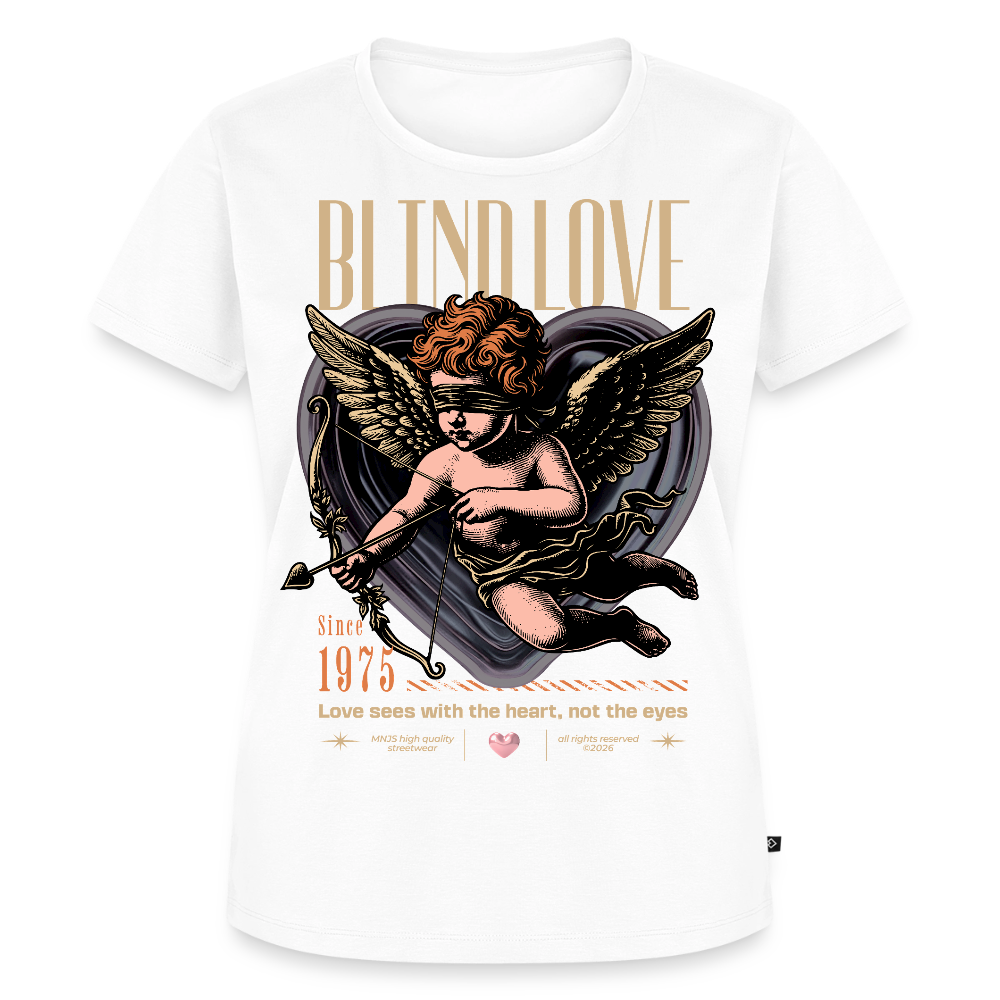 Blind Love Design – Frauen Premium T-Shirt - Weiß