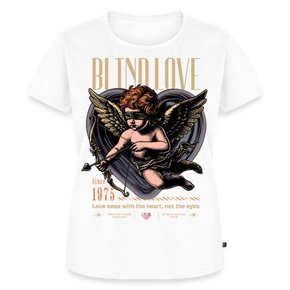Blind Love Design – Frauen Premium T-Shirt - Weiß