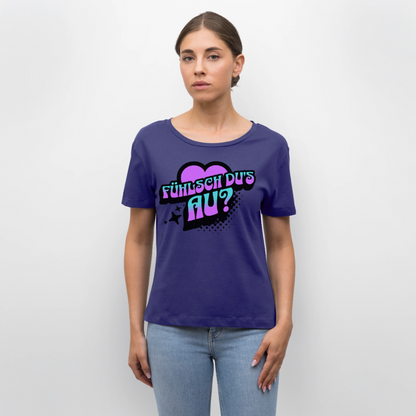 Fühlsch du‘s au Design – Rundhals Frauen Bio-T-Shirt - Dämmerung