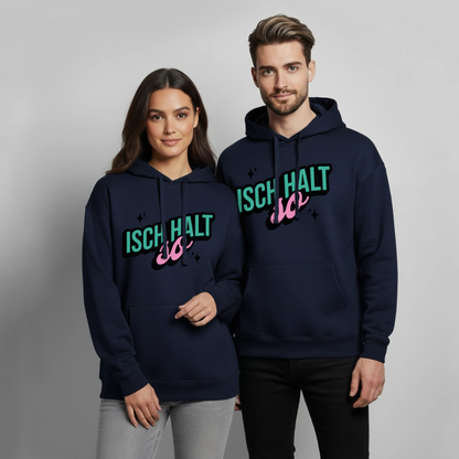 Isch halt so Design – Oversized Unisex Hoodie - Navy