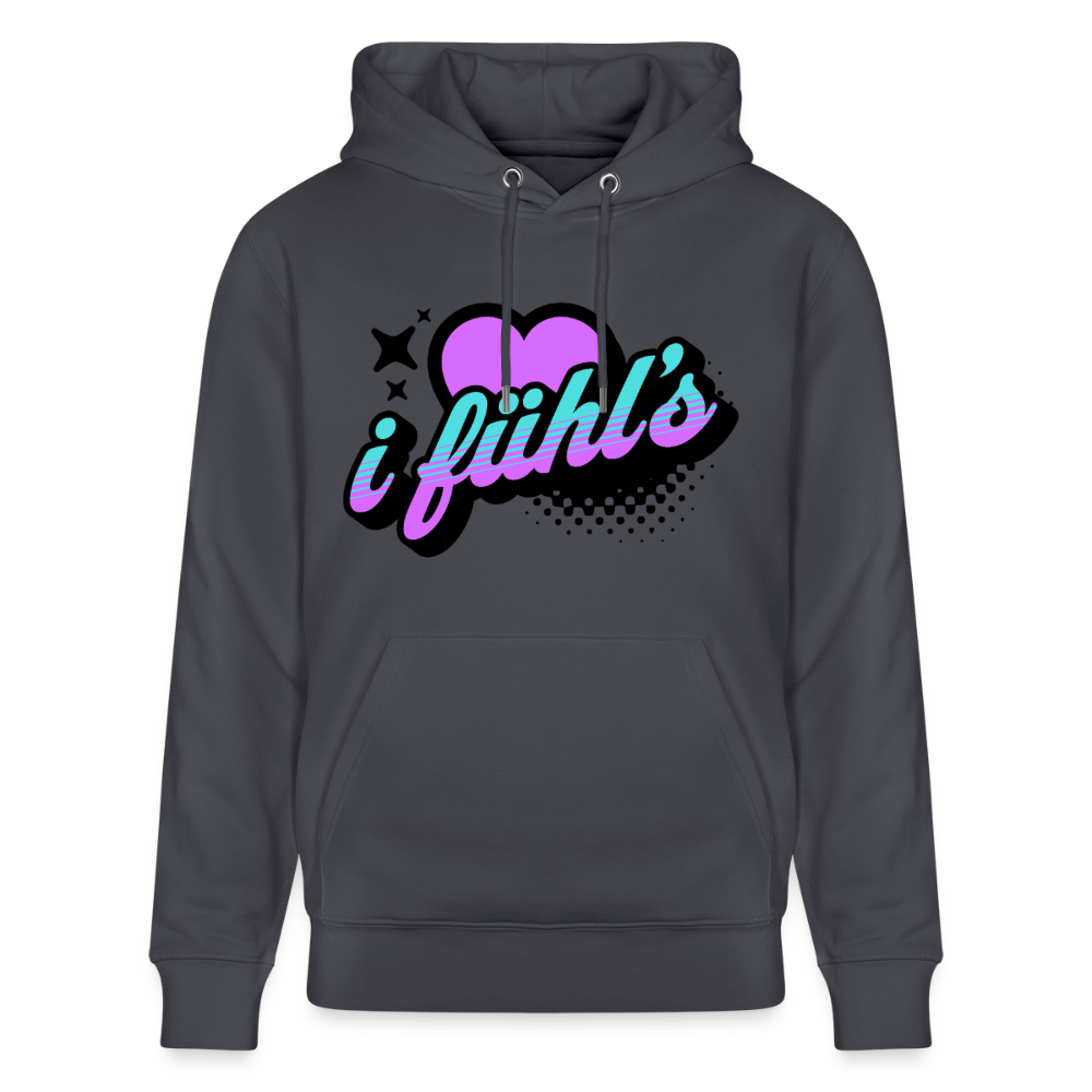 i fühl‘s Design – Unisex Bio-Hoodie - Indigoblau
