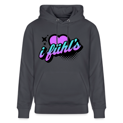 i fühl‘s Design – Unisex Bio-Hoodie - Indigoblau