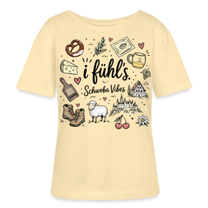 Rundhals Frauen Bio-T-Shirt - Creme