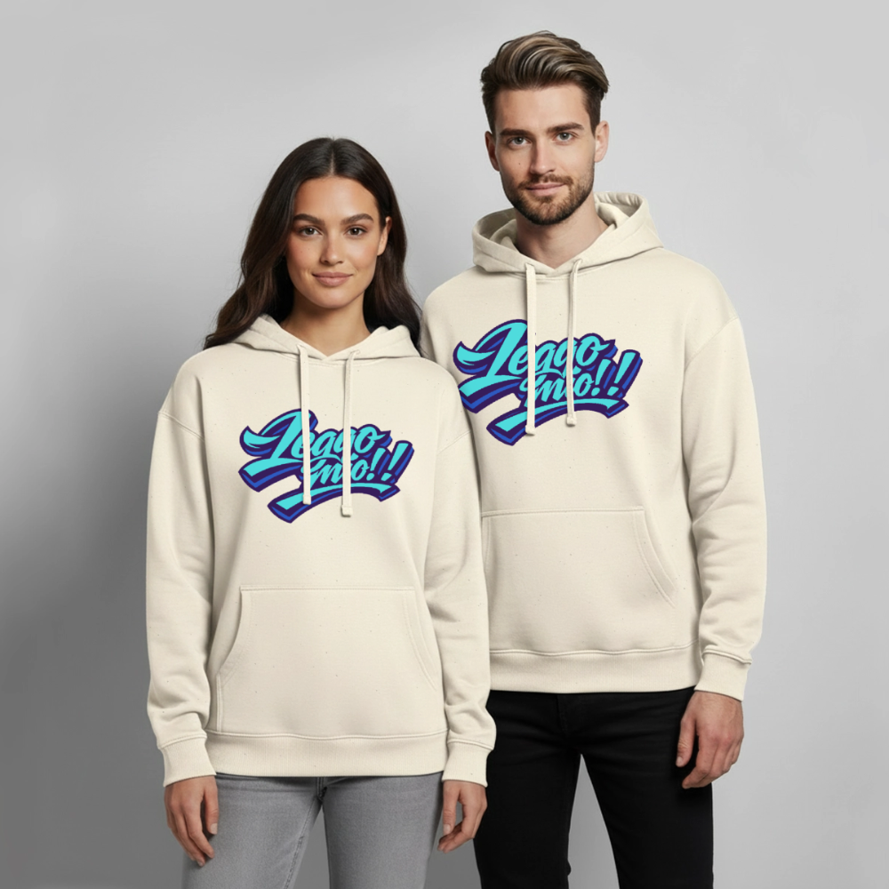 Leggomio Design – Oversized Unisex Hoodie - Natur