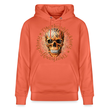 Tiger skull Design – Unisex Bio-Hoodie - Hellrot