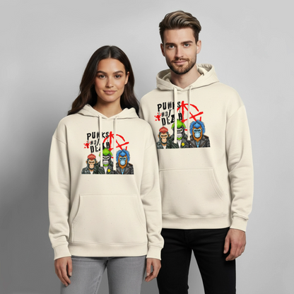 Punks Not Dead Design – Oversized Unisex Hoodie - Natur