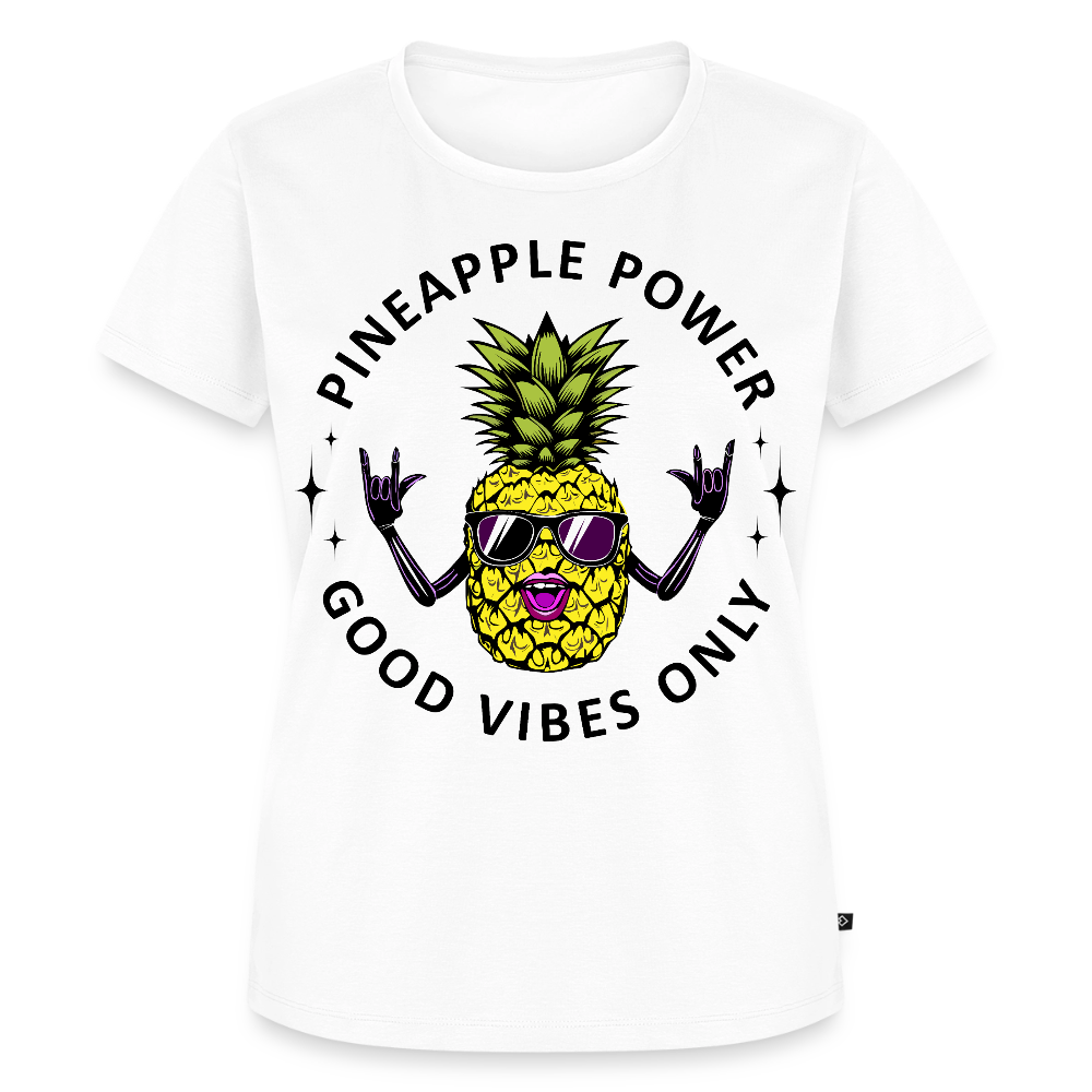 Pineapple Power Design – Frauen Premium T-Shirt - Weiß