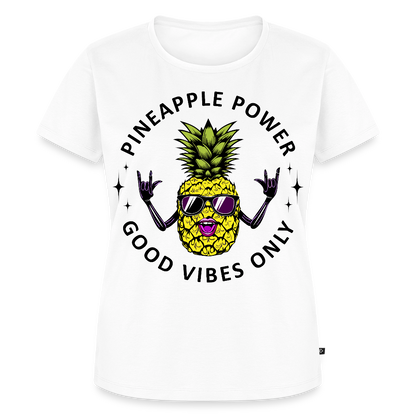 Pineapple Power Design – Frauen Premium T-Shirt - Weiß