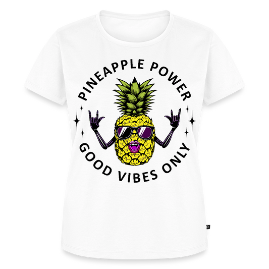 Pineapple Power Design – Frauen Premium T-Shirt - Weiß