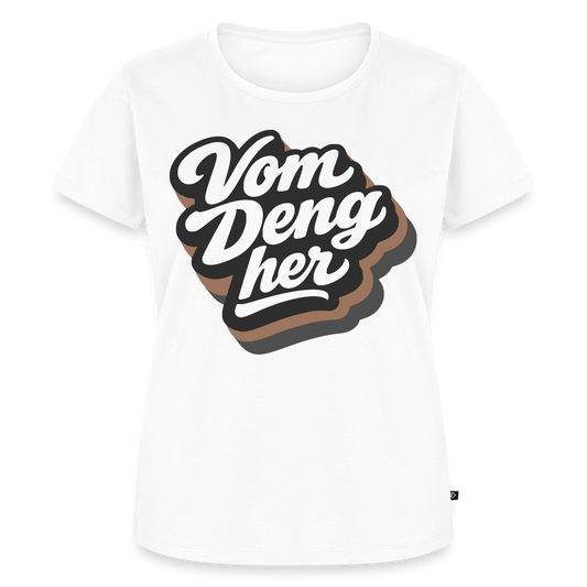 Vom Deng her Design – Frauen Premium T-Shirt - Weiß
