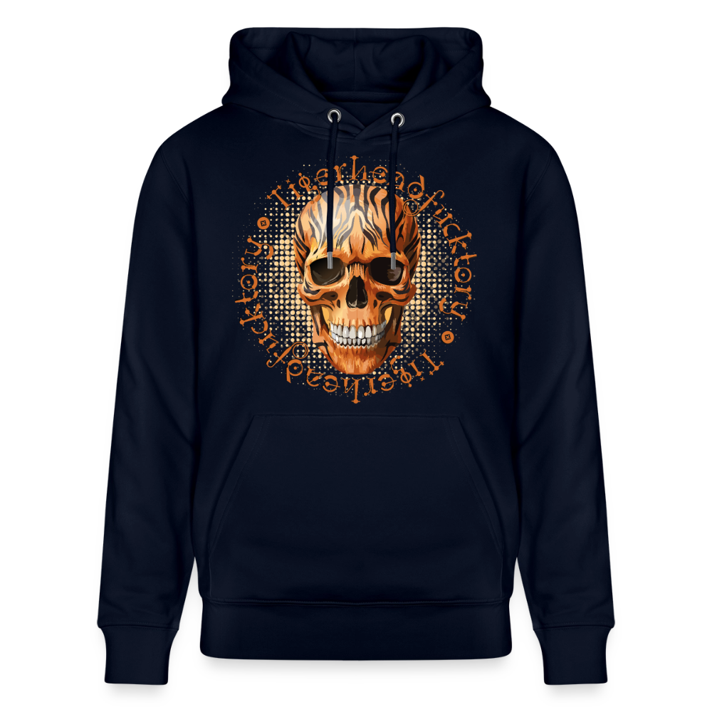 Tiger skull Design – Unisex Bio-Hoodie - Navy