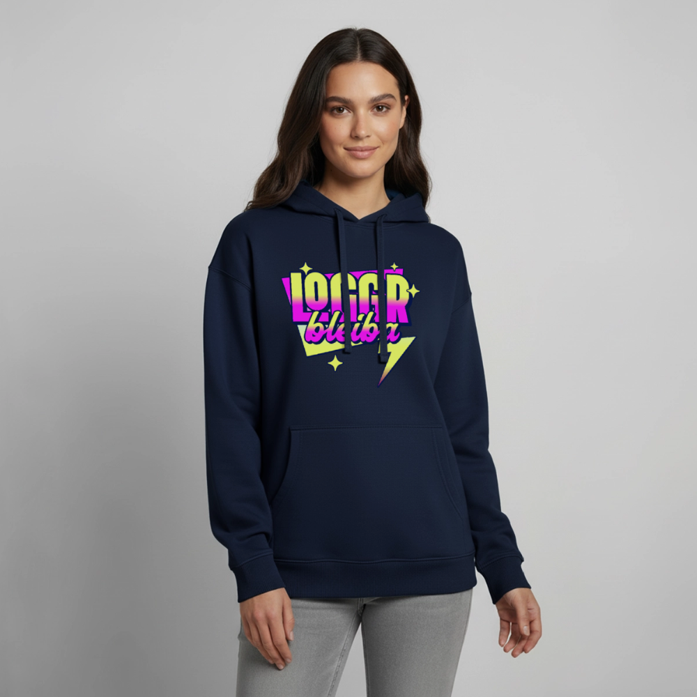 Logger bleb Design – Oversized Unisex Hoodie - Navy