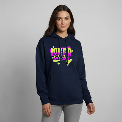 Logger bleb Design – Oversized Unisex Hoodie - Navy