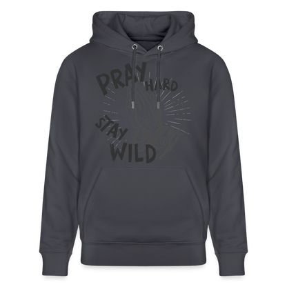 Betende Hände Design – Unisex Bio-Hoodie - Indigoblau