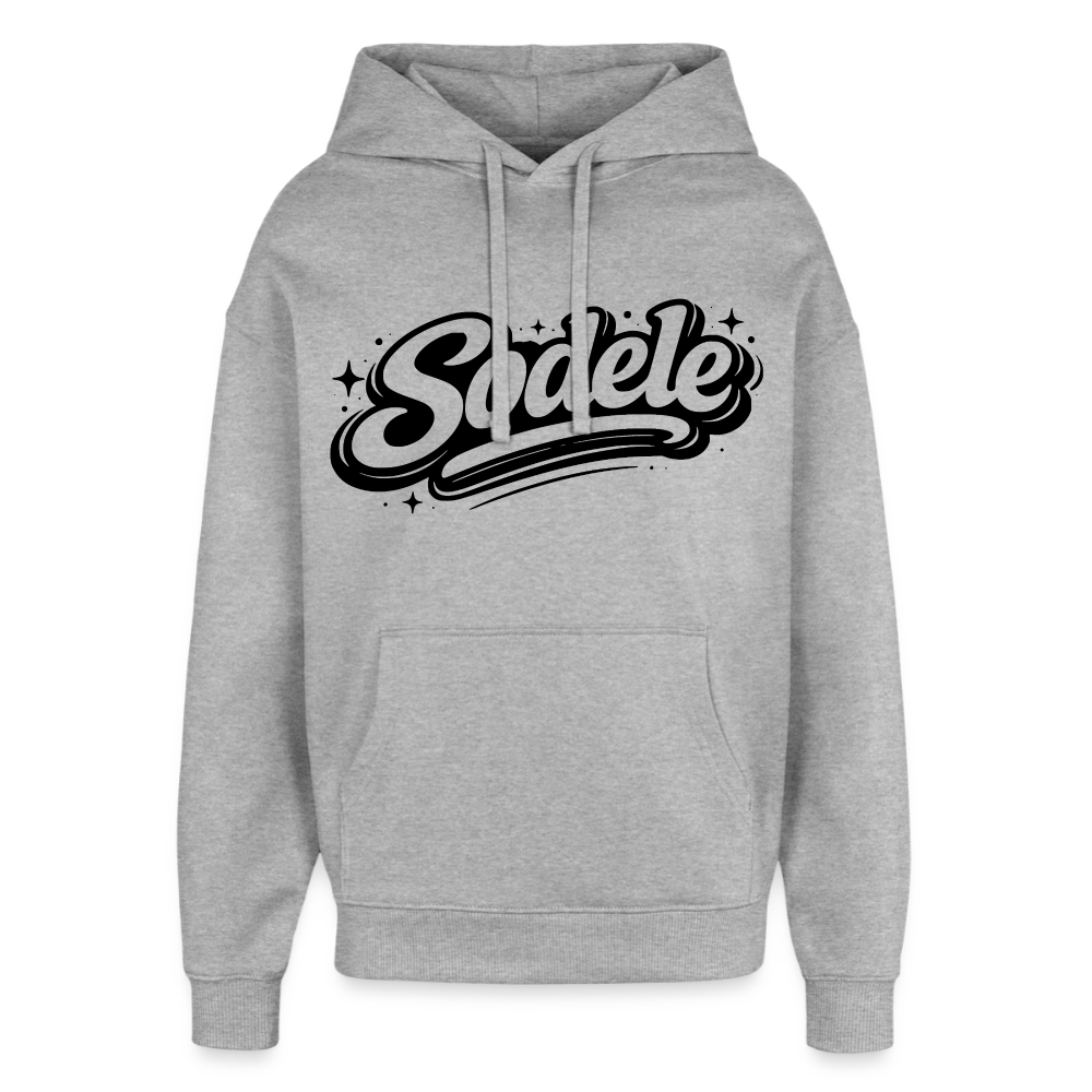 Sodele Design – Oversized Unisex Hoodie - Grau meliert