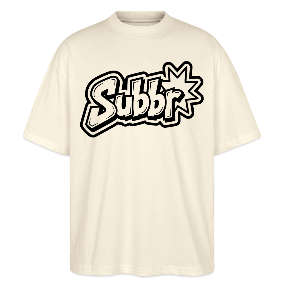 Subbr Design – Oversized Unisex Bio T-Shirt - Natur
