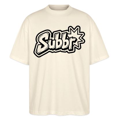 Subbr Design – Oversized Unisex Bio T-Shirt - Natur