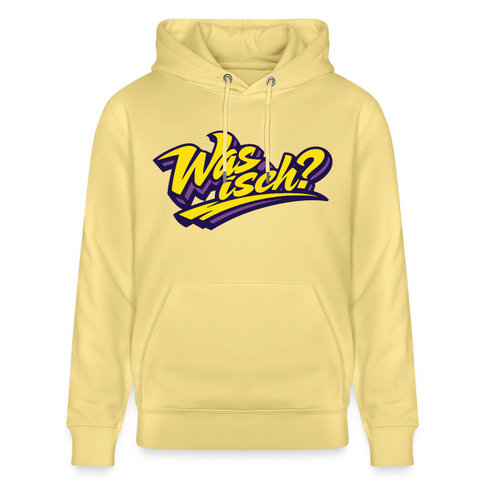 Was isch? Design – Unisex Bio-Hoodie - Gelb Viva 