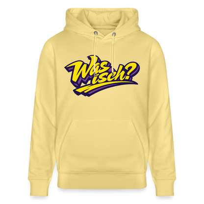 Was isch? Design – Unisex Bio-Hoodie - Gelb Viva 