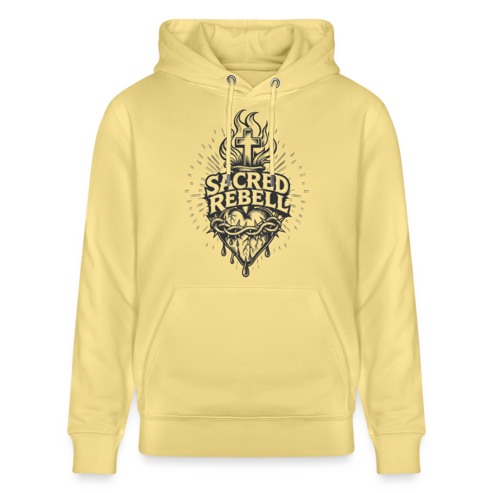 Sacred Rebell Design – Unisex Bio-Hoodie - Gelb Viva 