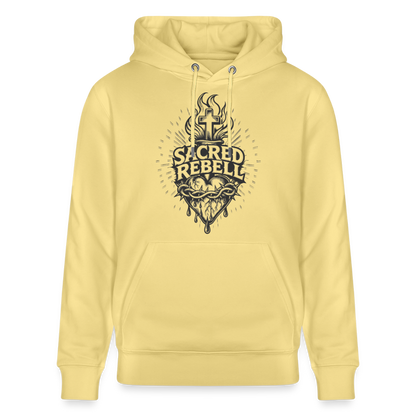 Sacred Rebell Design – Unisex Bio-Hoodie - Gelb Viva 