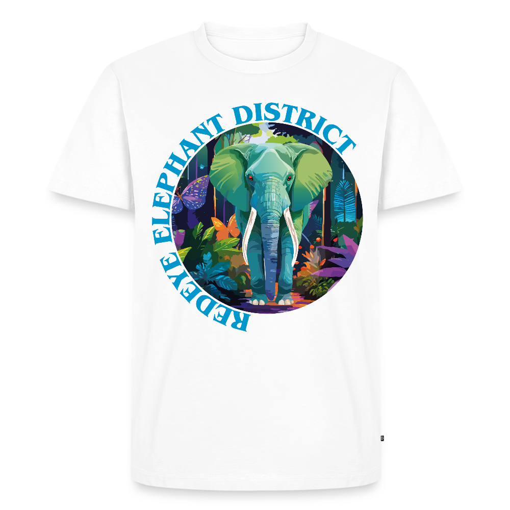 Elephant Design – Männer Premium T-Shirt - Weiß