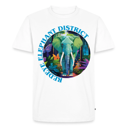 Elephant Design – Männer Premium T-Shirt - Weiß