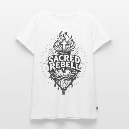 Sacred Rebell Design – Frauen Premium T-Shirt - Weiß