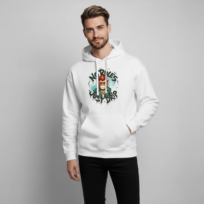 Monkey No Rules Design – Oversized Unisex Hoodie - Weiß