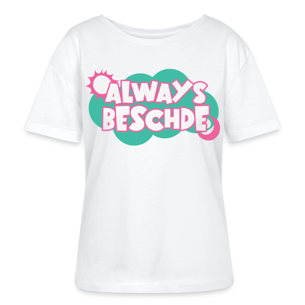 Always Beschde Design – Rundhals Frauen Bio-T-Shirt - Weiß