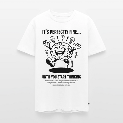 Brain Design – Männer Premium T-Shirt - Weiß