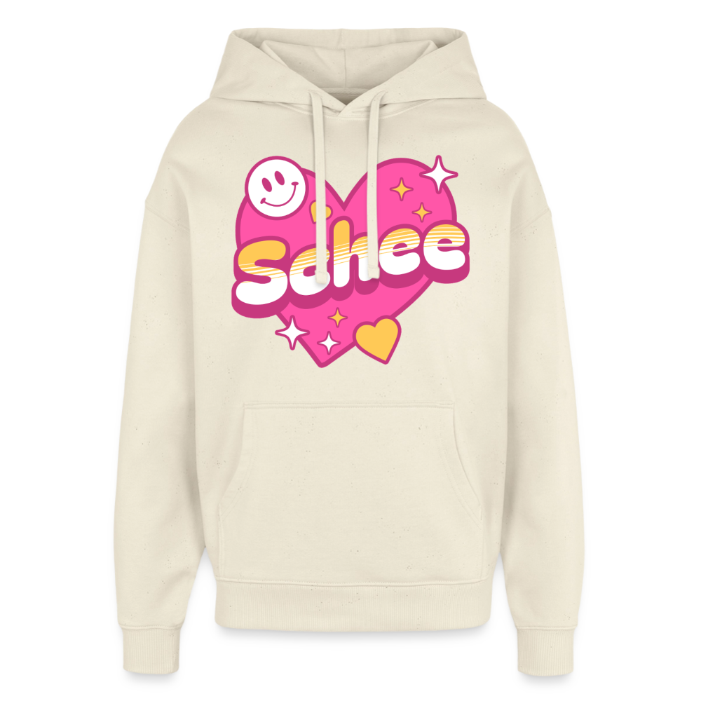 Schnee Design – Oversized Unisex Hoodie - Natur