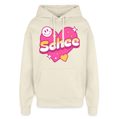 Schnee Design – Oversized Unisex Hoodie - Natur