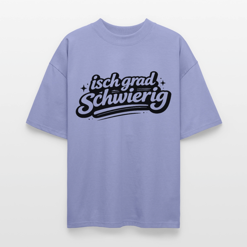 isch grad schwierig Design – Oversized Unisex Bio T-Shirt - Violett