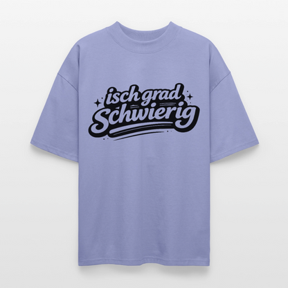 isch grad schwierig Design – Oversized Unisex Bio T-Shirt - Violett