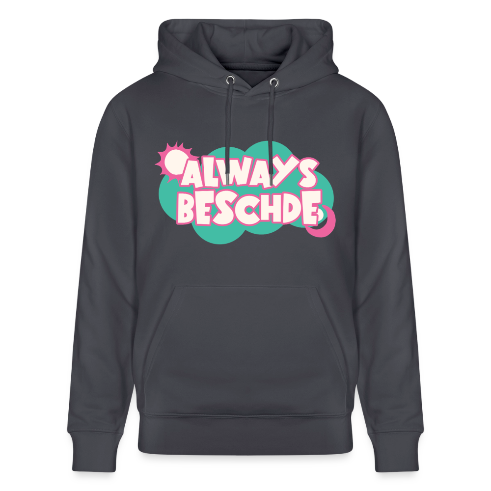 Always Beschde Design – Unisex Bio-Hoodie - Indigoblau