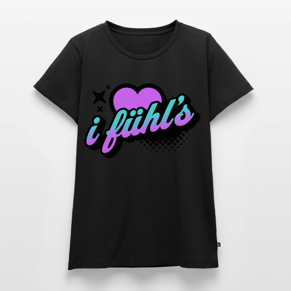 i fühl‘s Design – Frauen Premium T-Shirt - Schwarz