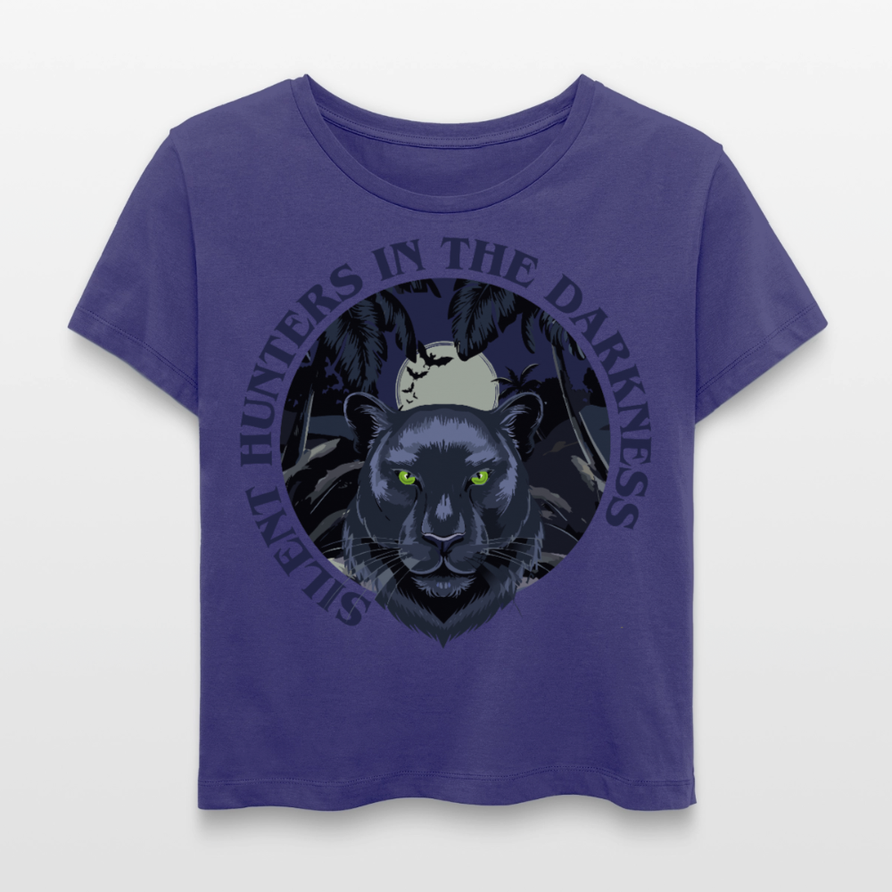 Silent Hunter Design – Rundhals Frauen Bio-T-Shirt - Dämmerung