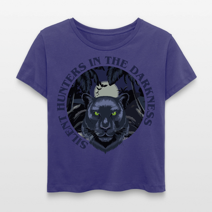 Silent Hunter Design – Rundhals Frauen Bio-T-Shirt - Dämmerung
